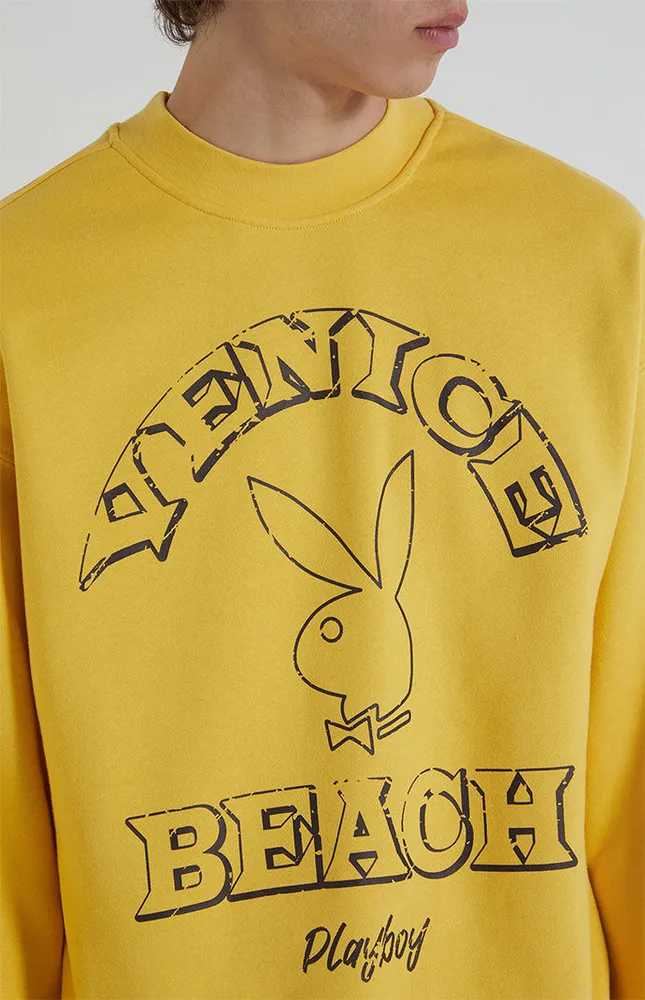 Playboy yellow sweatshirt hot sale