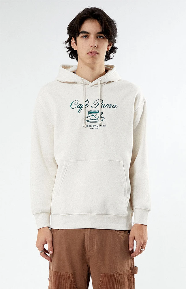 Cream puma hoodie best sale