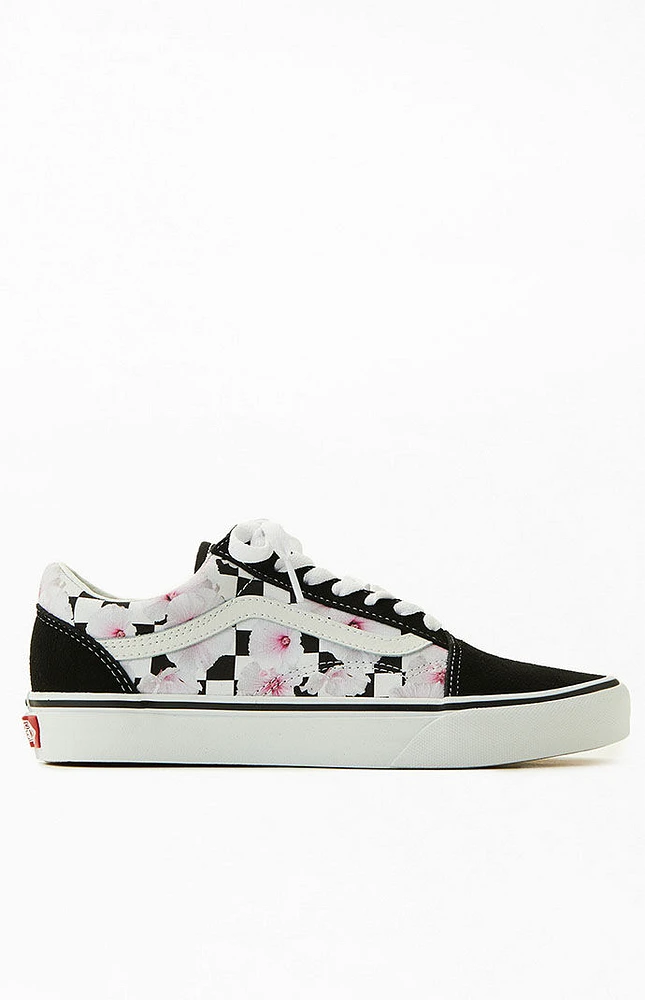 Checkered vans flowers online