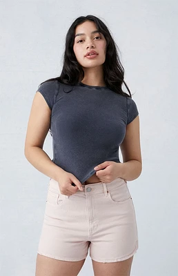 Black high waisted festival shorts store