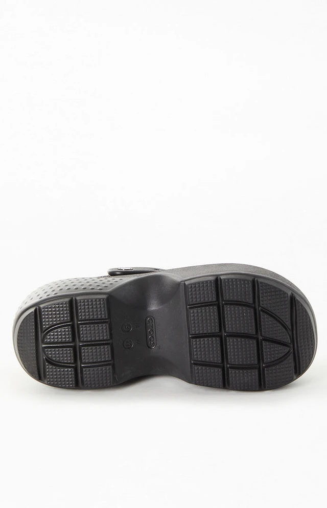 Crocs Stomp High-Shine Platform Clog - Black | MainPlace Mall Crocs Stomp High-Shine Platform Clog - Black | MainPlace Mall
