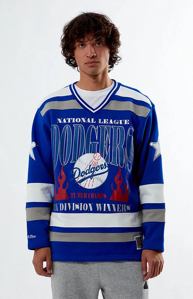 Mitchell and ness dodgers jersey clearance