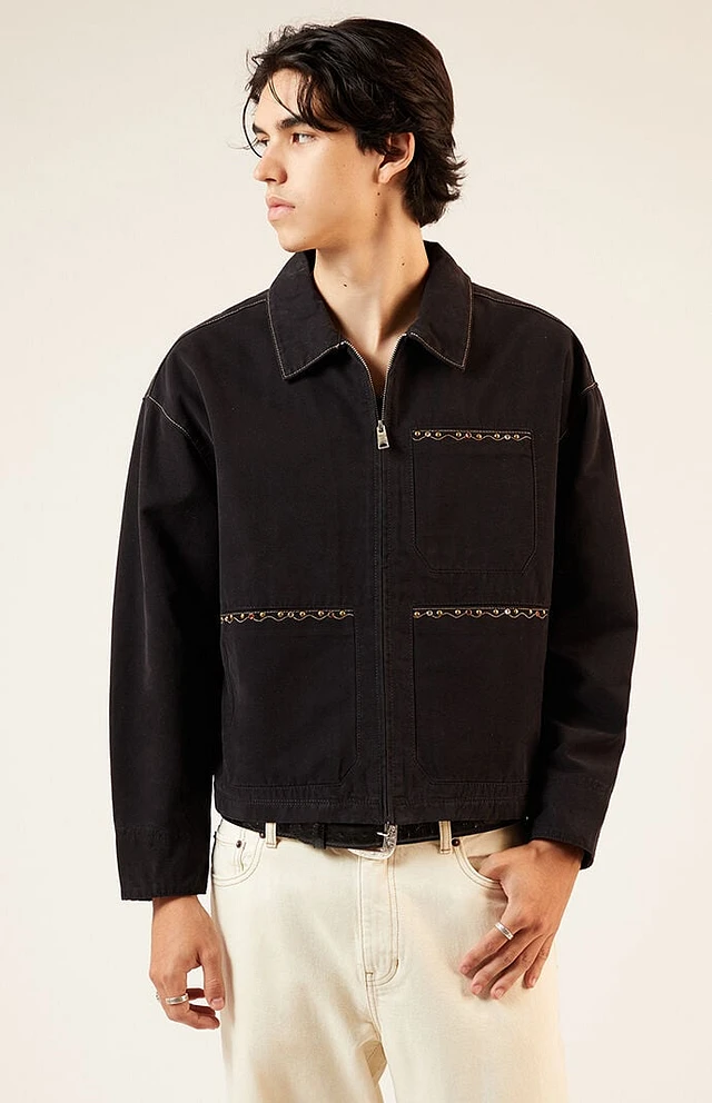 PacSun Jessie Studded Chore Jacket | Liberty Center PacSun Jessie Studded Chore Jacket | Liberty Center