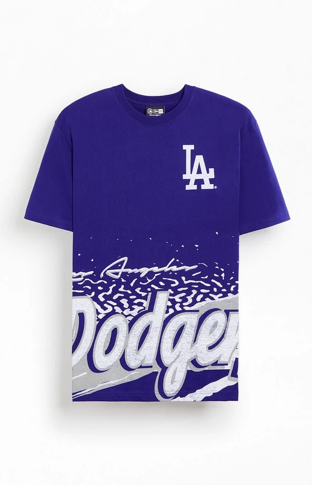LA dodgers ロサンゼルスドジャース　総柄シャツ　2XL New Era LA Dodgers Sport Class T-Shirt at Foxvalley Mall in Aurora, IL