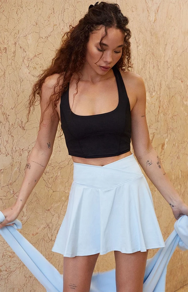 PAC 1980 WHISPER Active Crossover Front Mini Skirt at Mall of