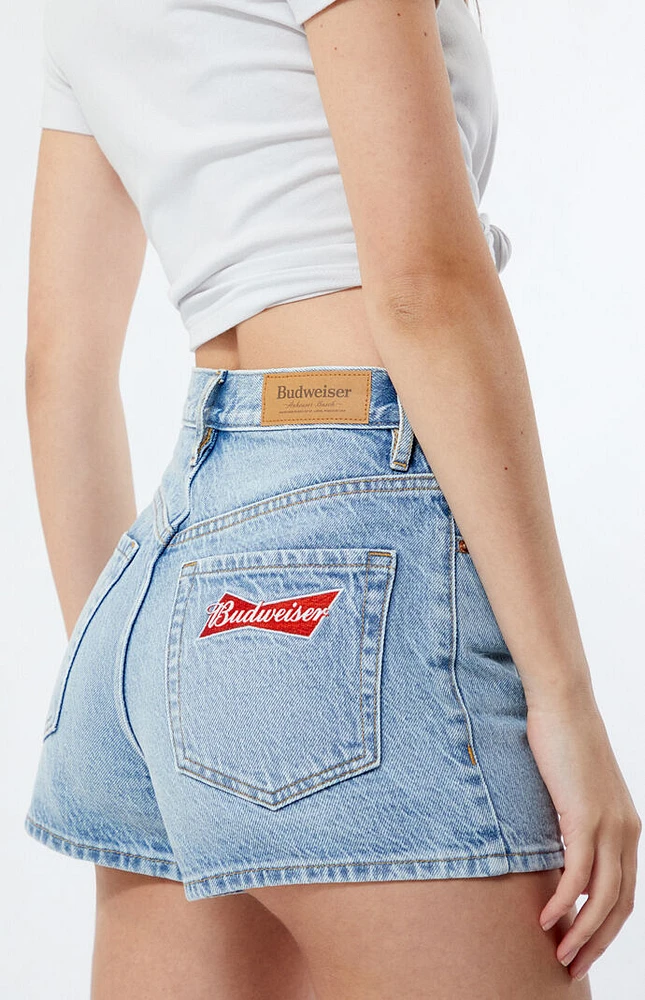 Budweiser By PacSun Medium Blue Hopps Vintage High Waisted