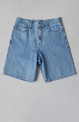 FORD Star Knee Panels Baggy Denim Shorts | Arden Fair