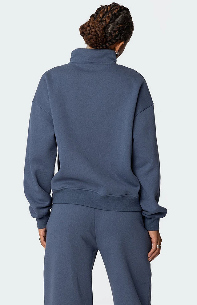 Edikted NY Quarter Zip Sweatshirt | Arden Fair