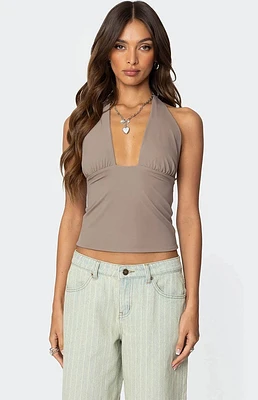 Garage Smooth Square Neck Halter Top | Arden Fair