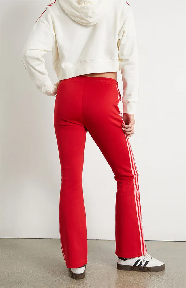 Adidas Recycled Red Heritage Now Flared Track Pants Mall of America