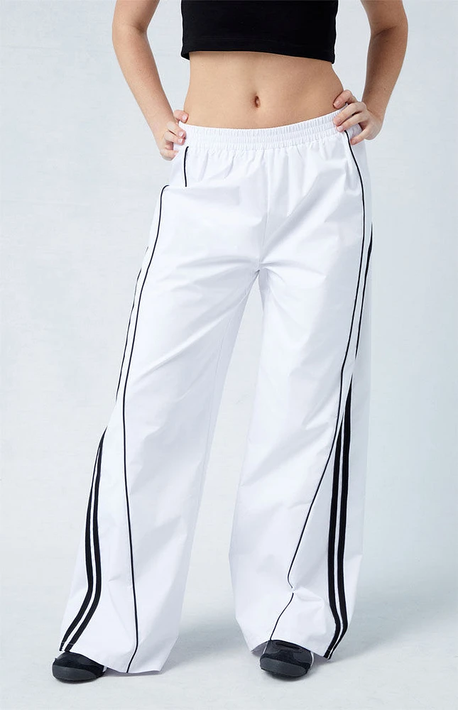 Pacsun black and white striped pants hotsell