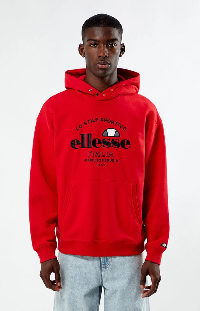 Red ellesse hoodie discount