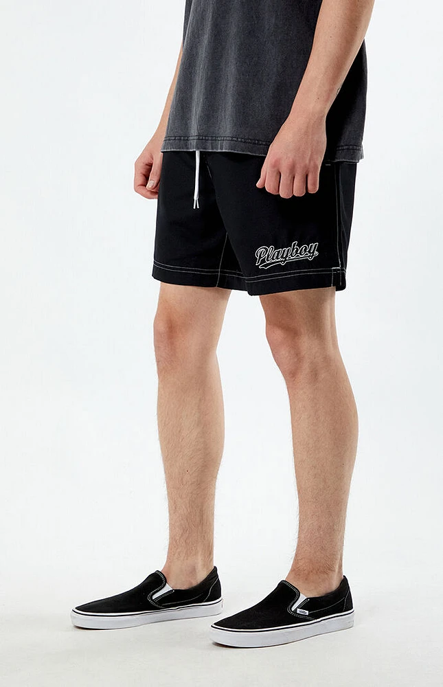 Playboy swimming trunks clearance