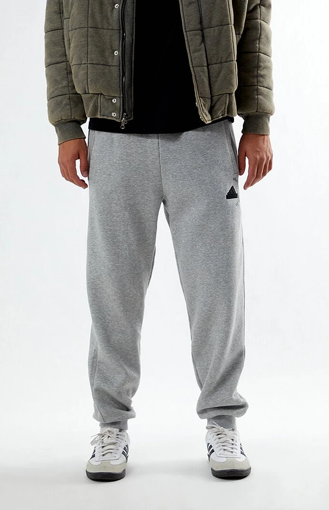 Adidas heather grey sweatpants new arrivals