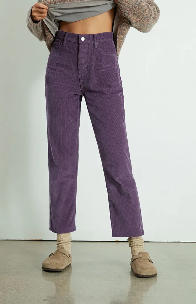 Purple straight hot sale leg jeans