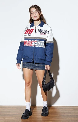 PacSun Pacific Sunwear Big Time Printed Gas Jacket PacSun Pacific Sunwear Big Time Printed Gas Jacket