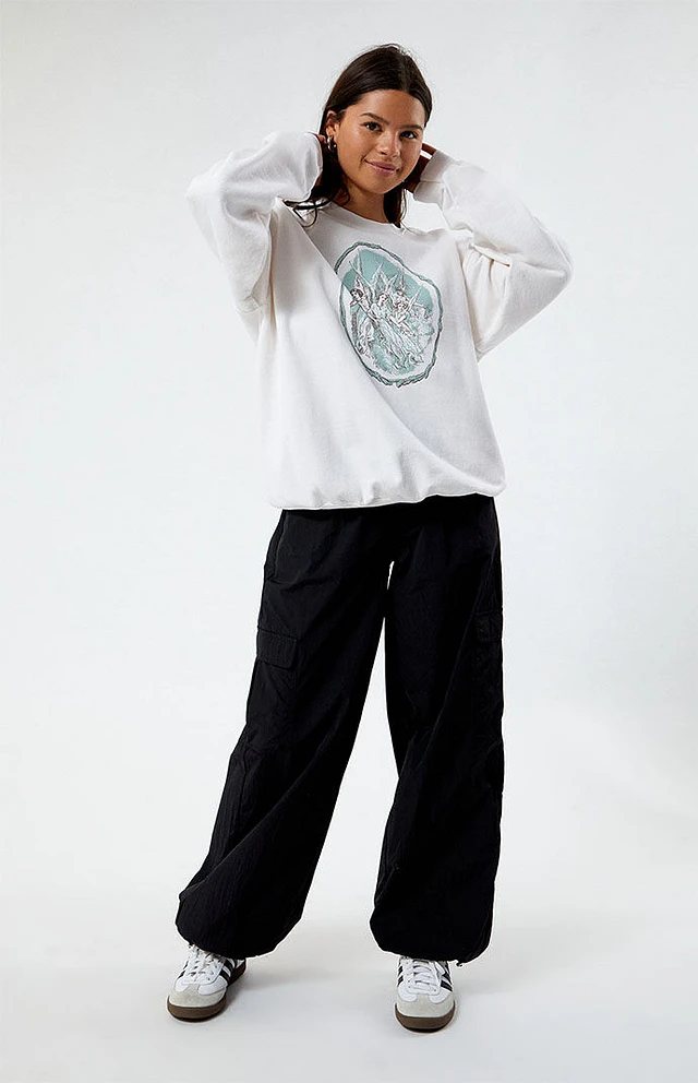 【GRAVER】24SS★ OF Angel Flower Sweatshirt GRAVER】24SS☆ OF Angel Flower Sweatshirt【BUYMA】【2025