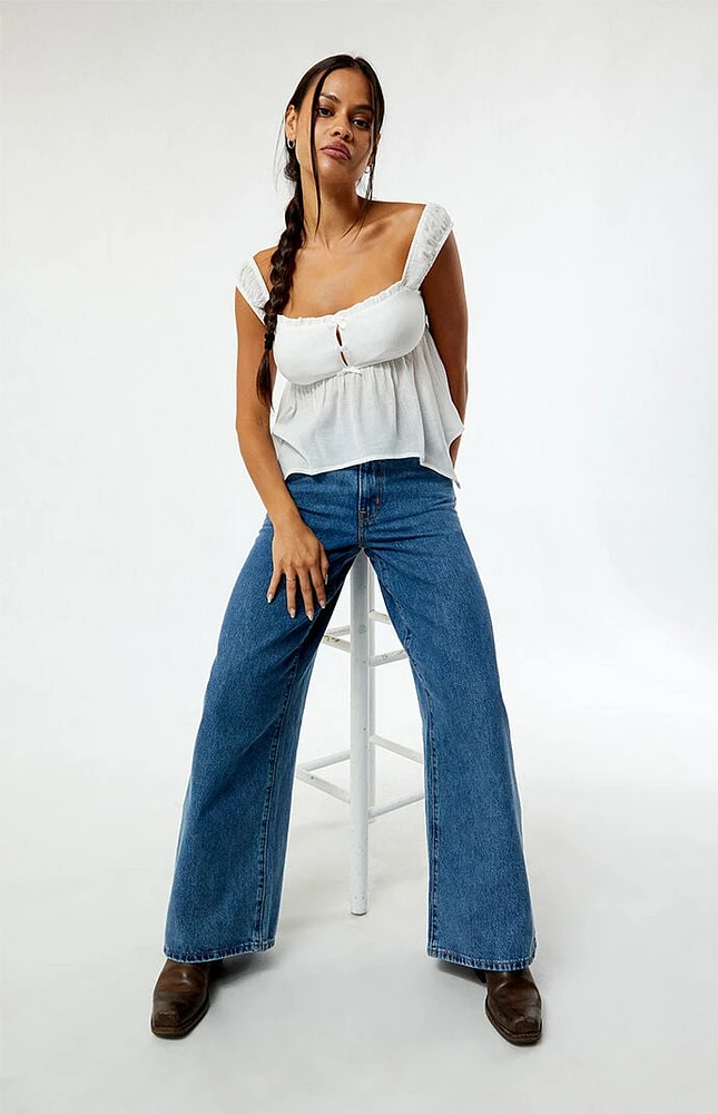 Levi's big baggy wide leg jeans shop