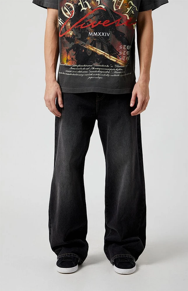 PacSun Black Extreme Baggy Jeans | Mission Valley