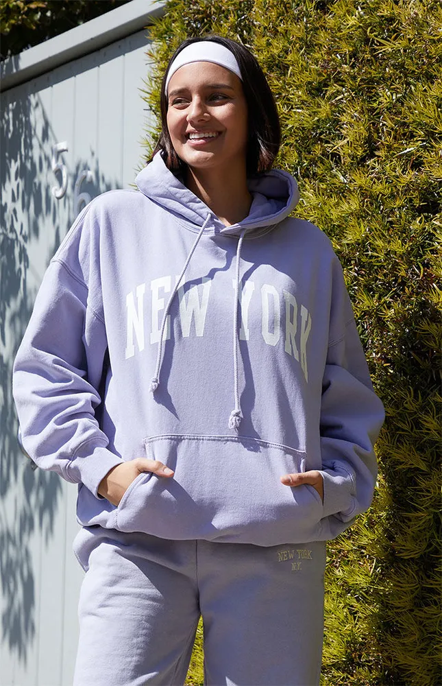 Pacsun purple hoodie best sale