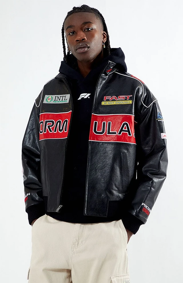Formula 1 x PacSun Leather Pole Position Jacket | Arden Fair Formula 1 x PacSun Leather Pole Position Jacket | Arden Fair