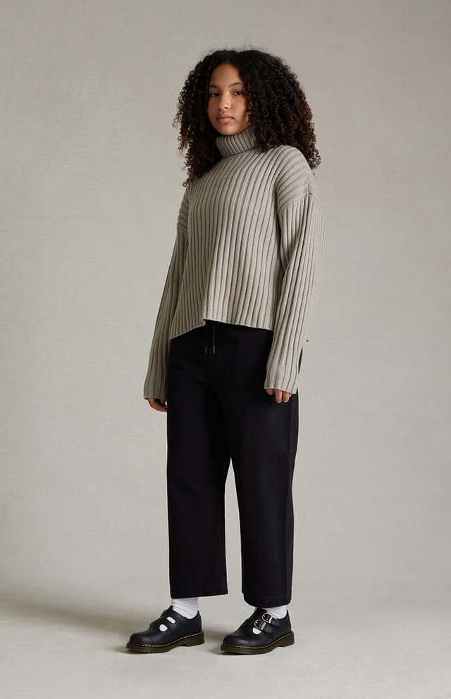 Fear of God Essentials Overdye Black Denim Lounge Pants Fear of God Essentials Overdye Black Denim Lounge Pants