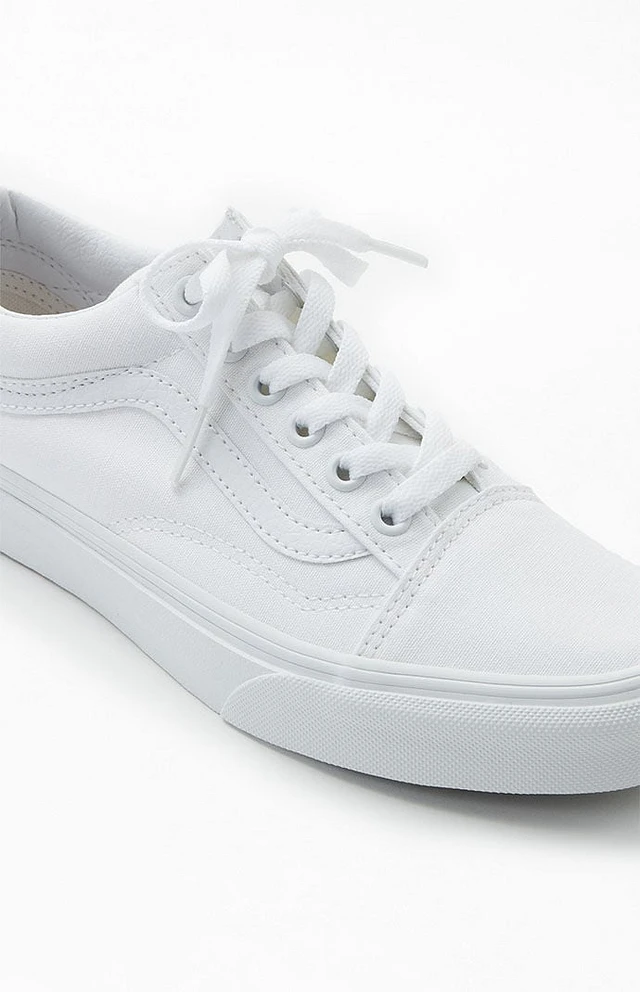 Vans white tennis shoes cheap