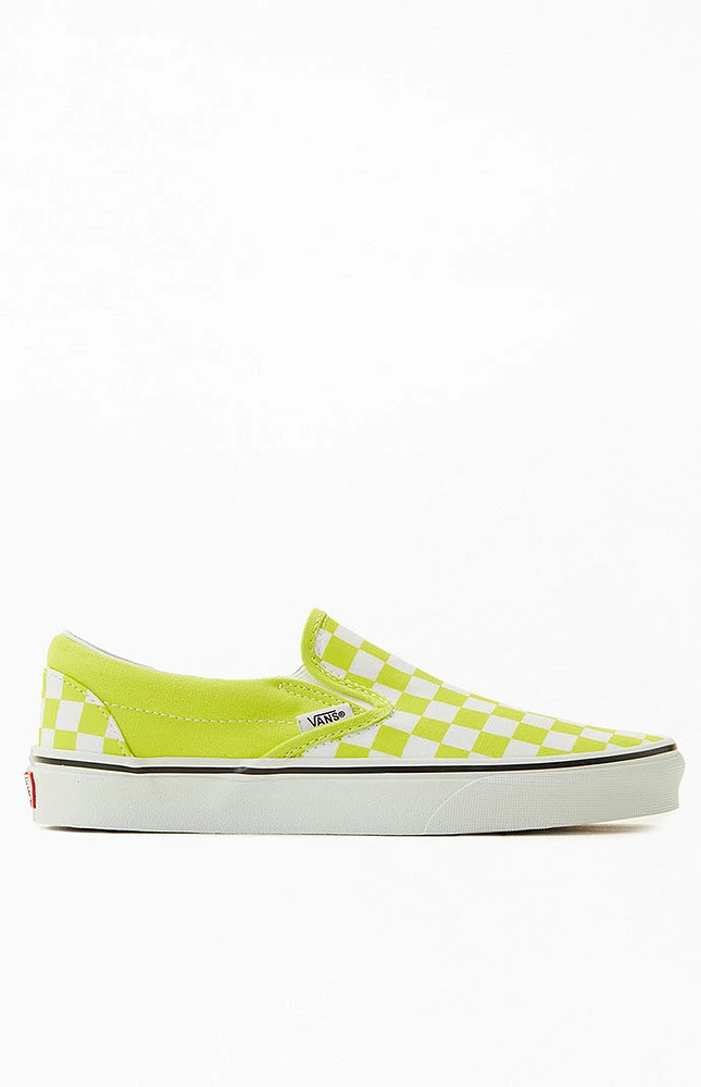 Vans classic checkerboard slip ons on sale