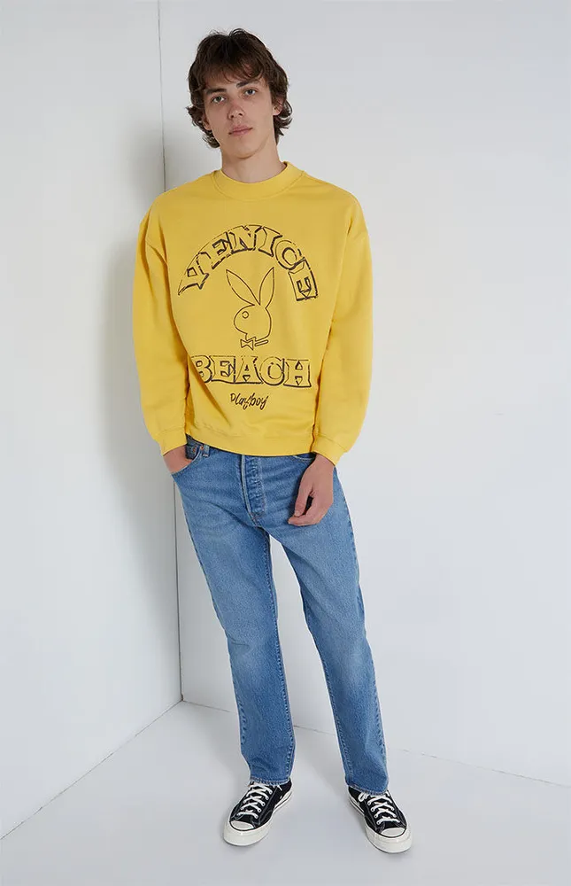 Playboy yellow sweatshirt shop