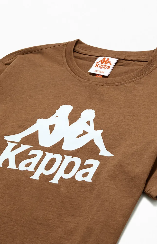 Brown shop kappa shirt