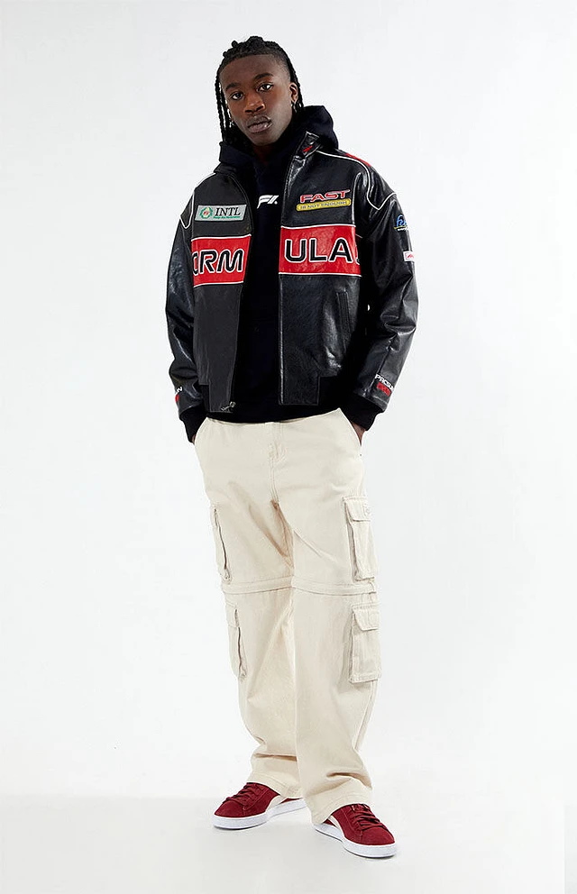Formula 1 x PacSun Leather Pole Position Jacket | Arden Fair Formula 1 x PacSun Leather Pole Position Jacket | Arden Fair