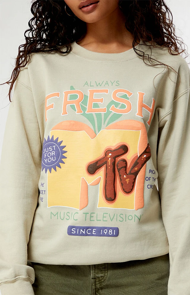 Mtv crew neck sweatshirt deals