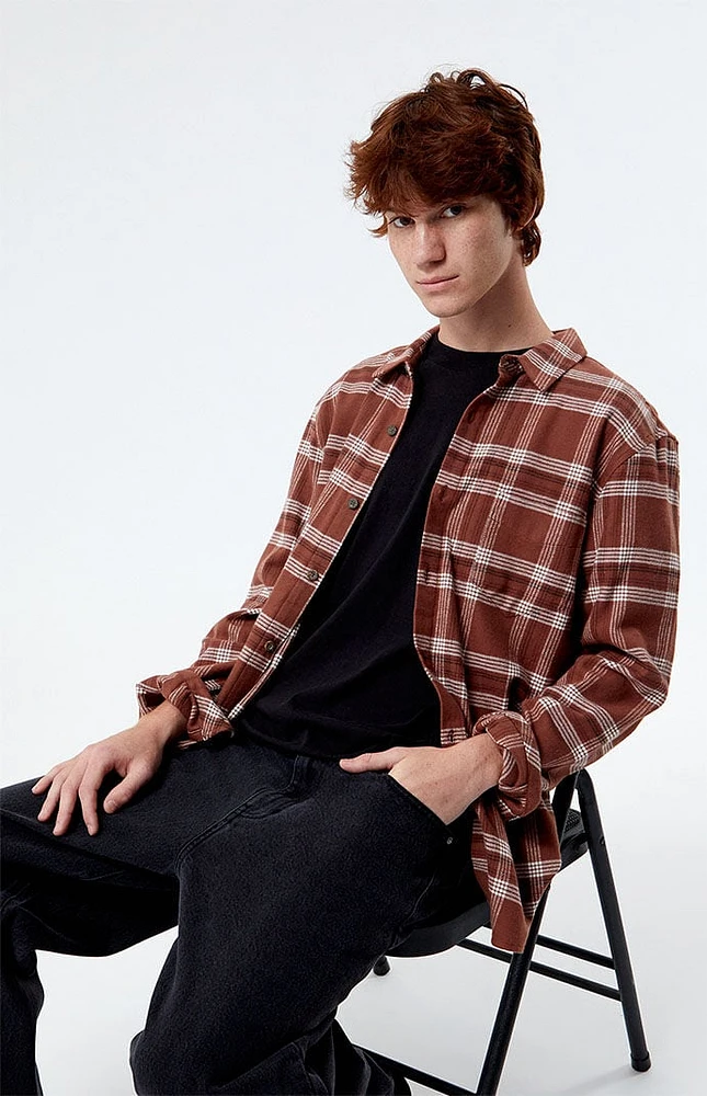 Pacsun plaid dress clearance