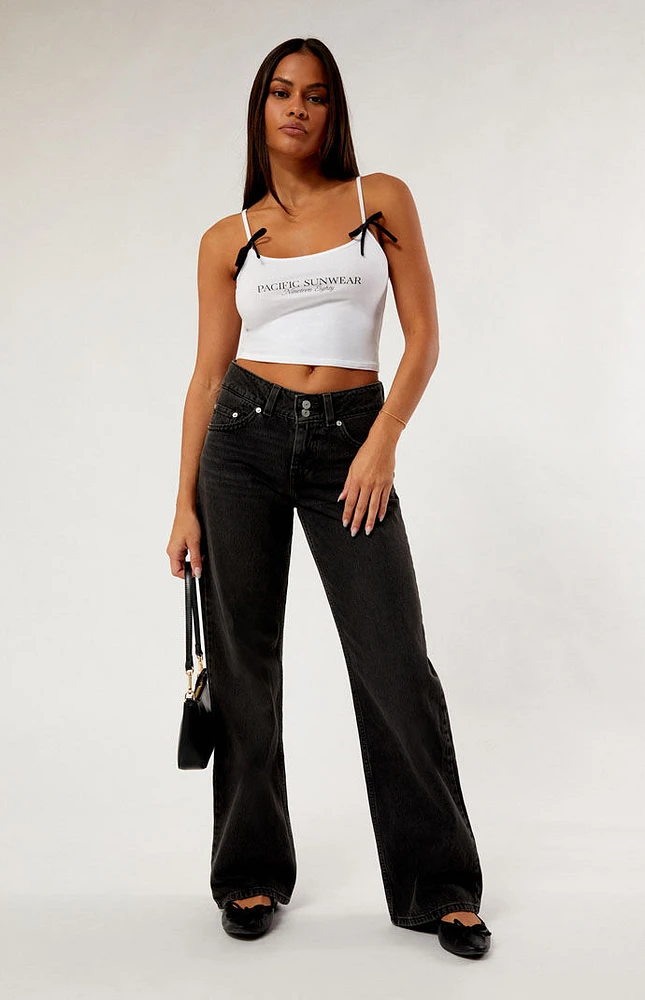 Levi's black flare jeans shop