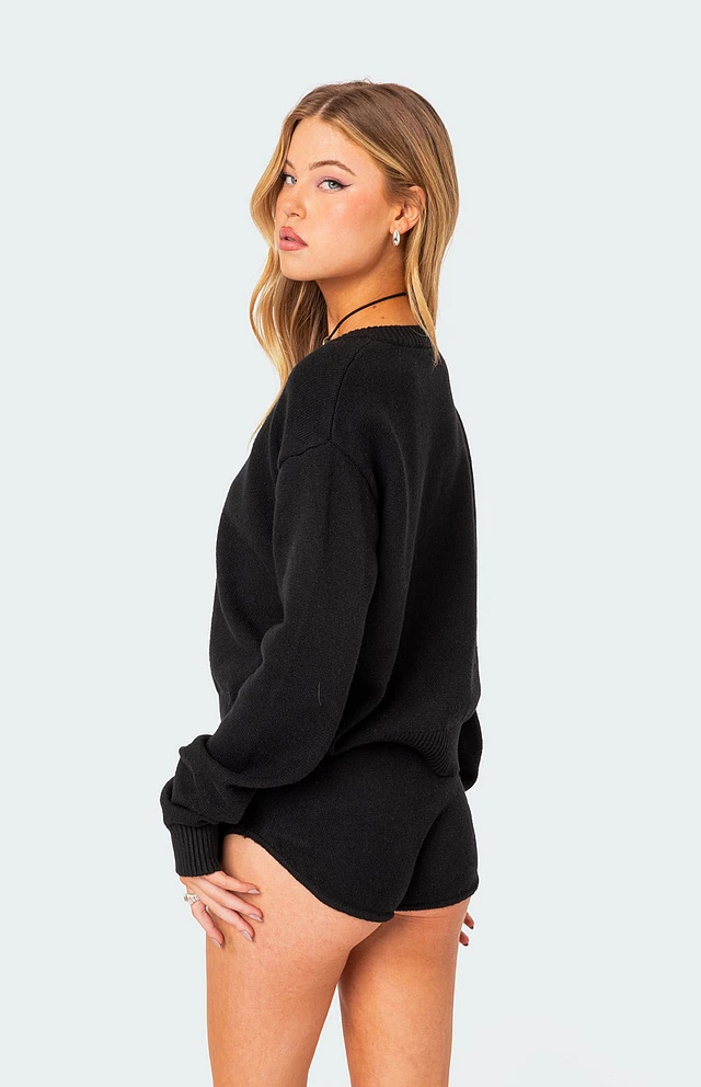 【スーパーセール】 Edikted Comfort Center Liberty | Sweater Oversized Club トップス