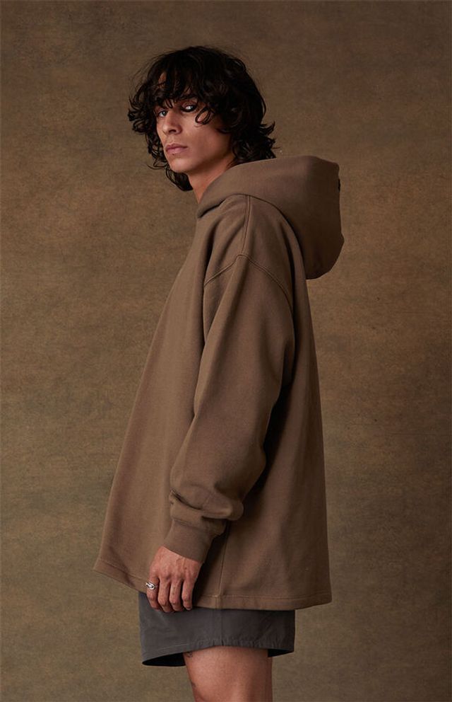 wood swoosh hoodie