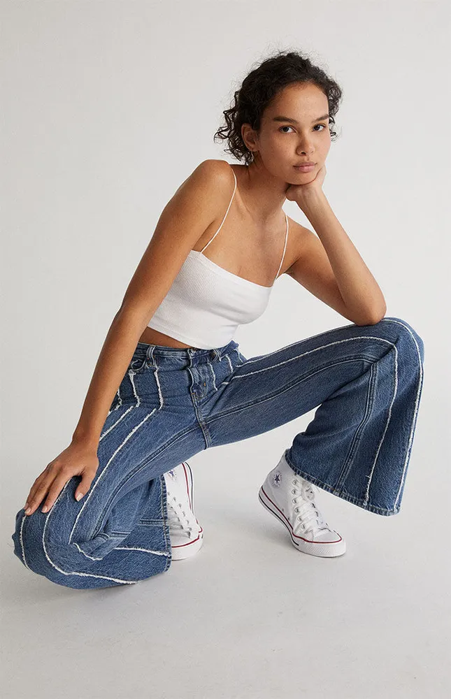 Striped 2024 jeans pacsun