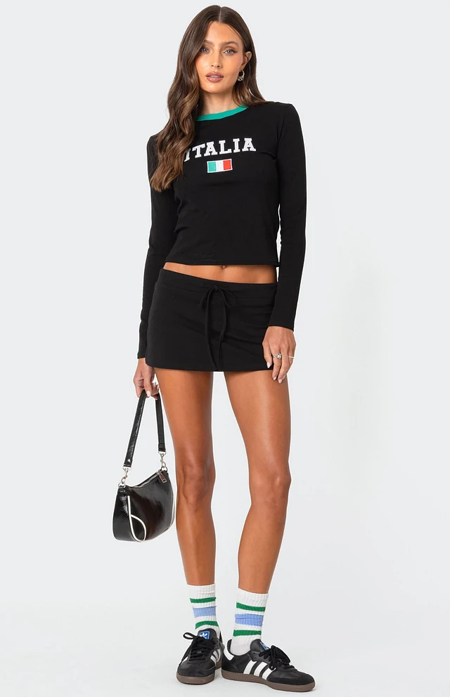 Edikted Bayside Slitted Micro Skort | Foxvalley Mall