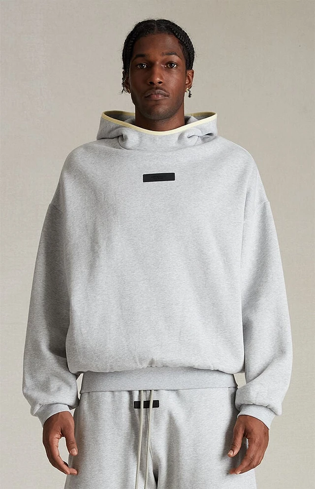 Fear of God Essentials Light Heather Grey Hoodie | Liberty