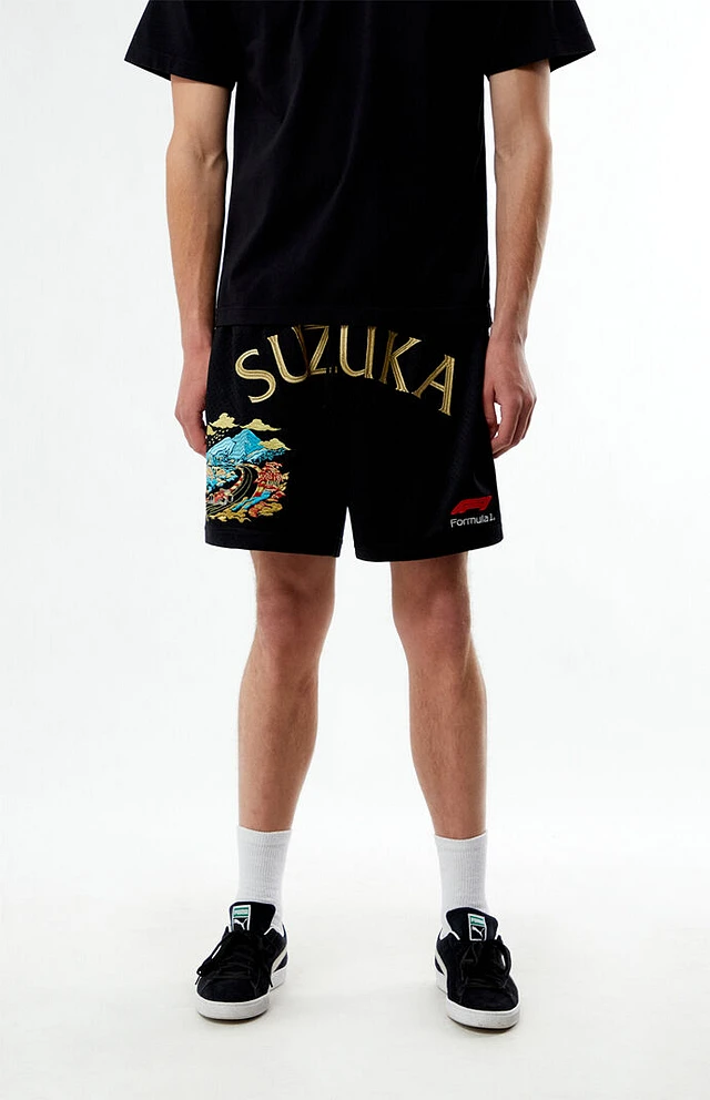 Formula 1 x PacSun Suzuka Japan Touge Mesh Shorts | Arden Fair
