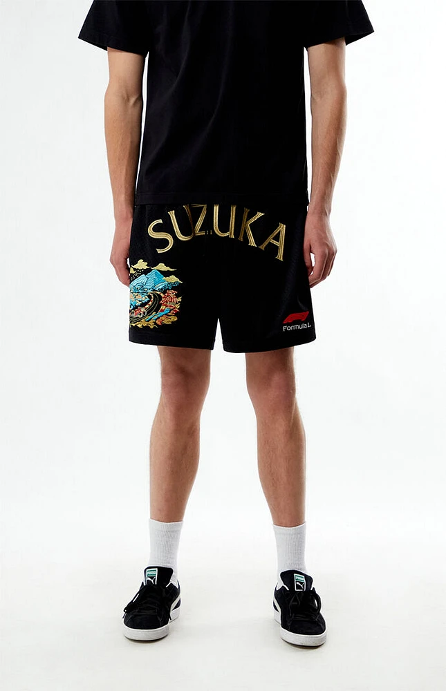 Formula 1 x PacSun Suzuka Japan Touge Mesh Shorts | Arden Fair
