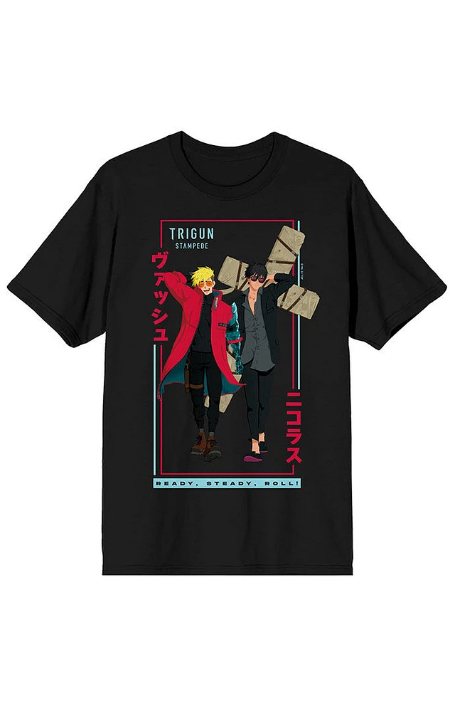 Pacsun Trigun Stampede Vash & Nicholas T-Shirt | Liberty Center