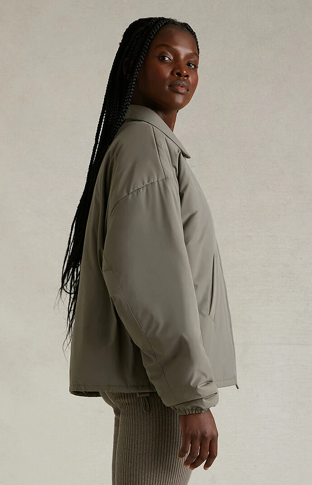 Shell bomber jacket top