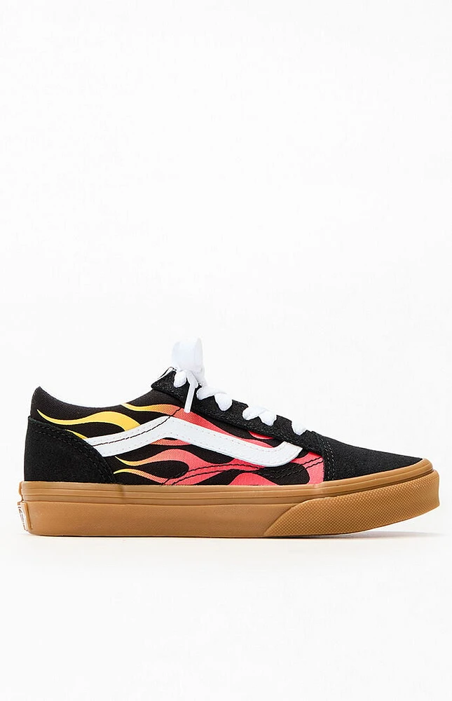 Vans flammes old skool discount