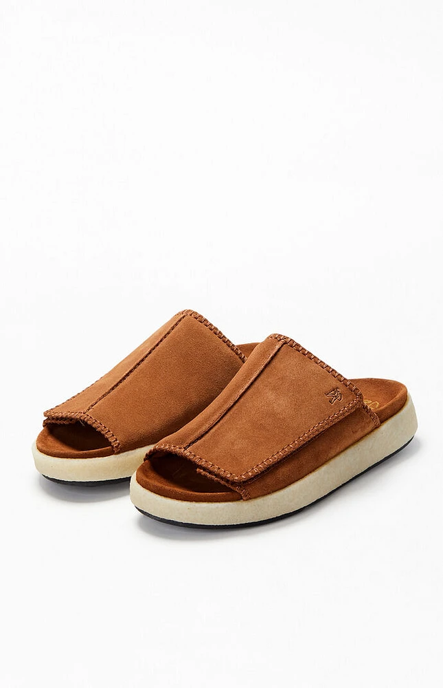 Clarks Overleigh Suede Slide Sandals | PacSun