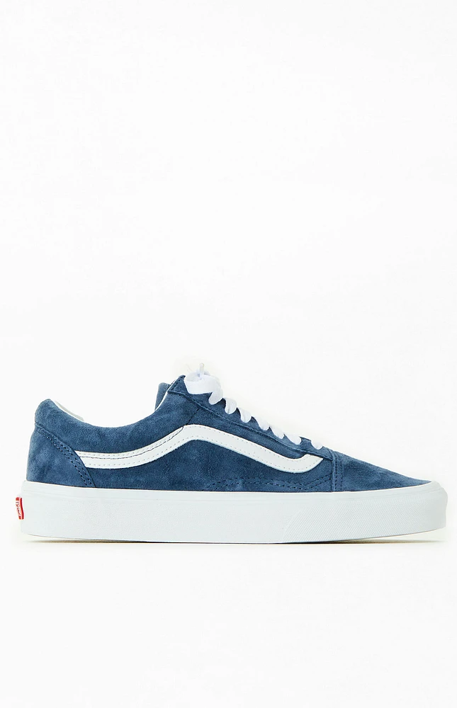 Vans old skool navy suede deals
