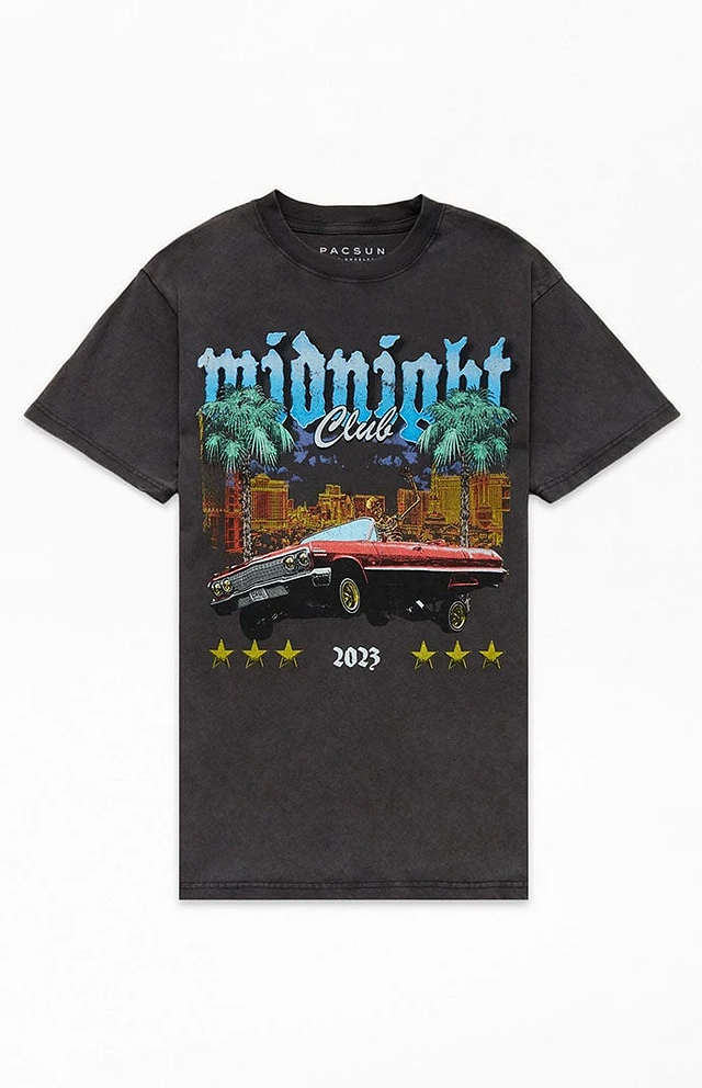 【COSYHARU】24ss Clua Rush ST Shirt Compare PacSun Subliminal Racing Oversized T-Shirt