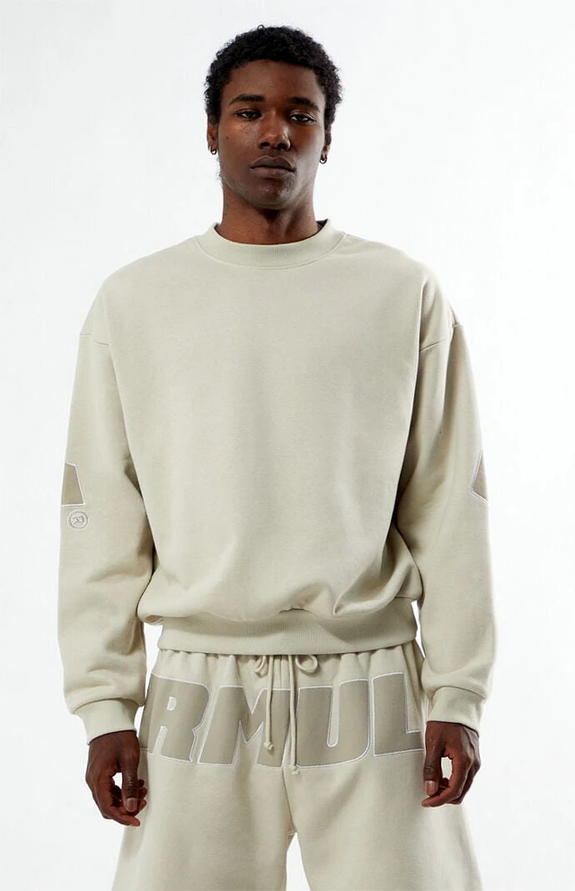 CREW BACK PUNCH SWEAT MESH NECK メンズウェア FIDES