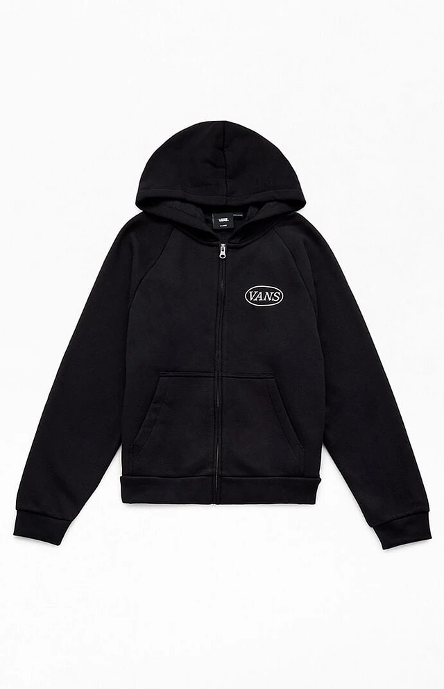 Vans black zip up hoodie 2025