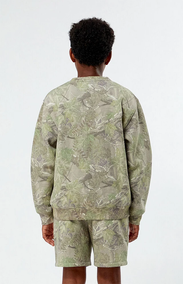 PacSun Kids Camo Crew Neck Sweatshirt | Arden Fair